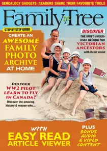 Family Tree July 2022 
                issue Family Tree July 2022