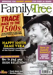Family Tree March 2017 
                issue Family Tree March 2017