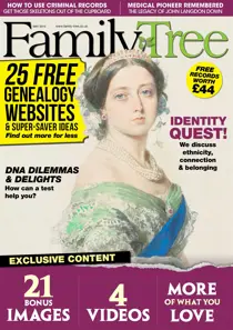 Family Tree May 2019 
                issue Family Tree May 2019