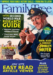 Family Tree November 2020 
                issue Family Tree November 2020