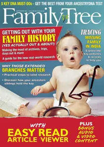 Family Tree September 2021 
                issue Family Tree September 2021