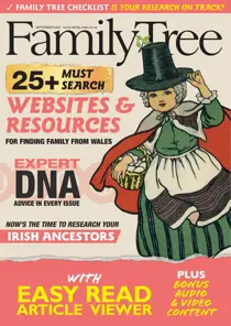 Family Tree September 2022 
                issue Family Tree September 2022