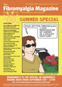 Fibromyalgia Magazine August 
                issue Fibromyalgia Magazine August