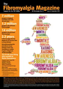 Fibromyalgia Magazine Sept. 2013 
                issue Fibromyalgia Magazine Sept. 2013