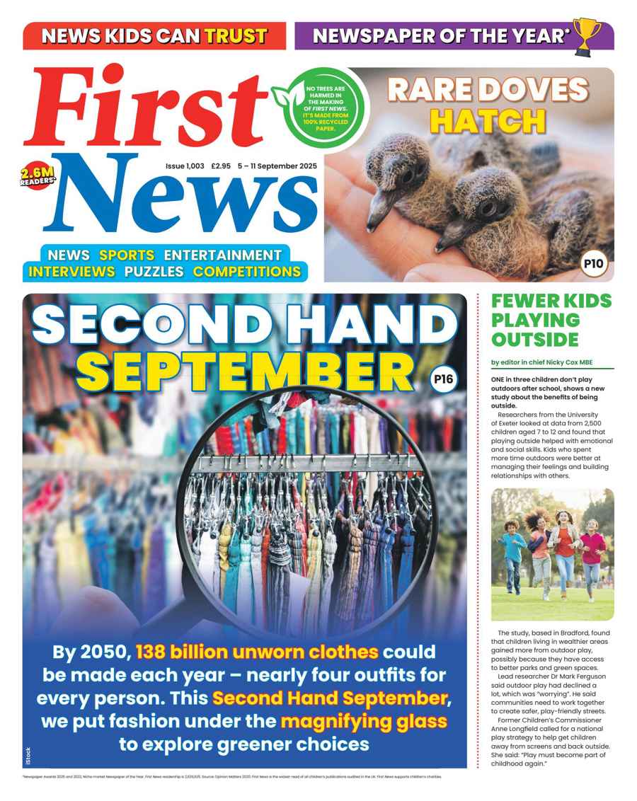 FIRST NEWS