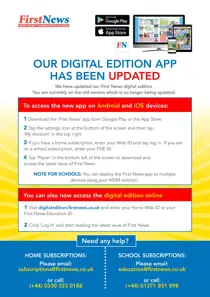 First News Issue 767 
                issue First News Issue 767