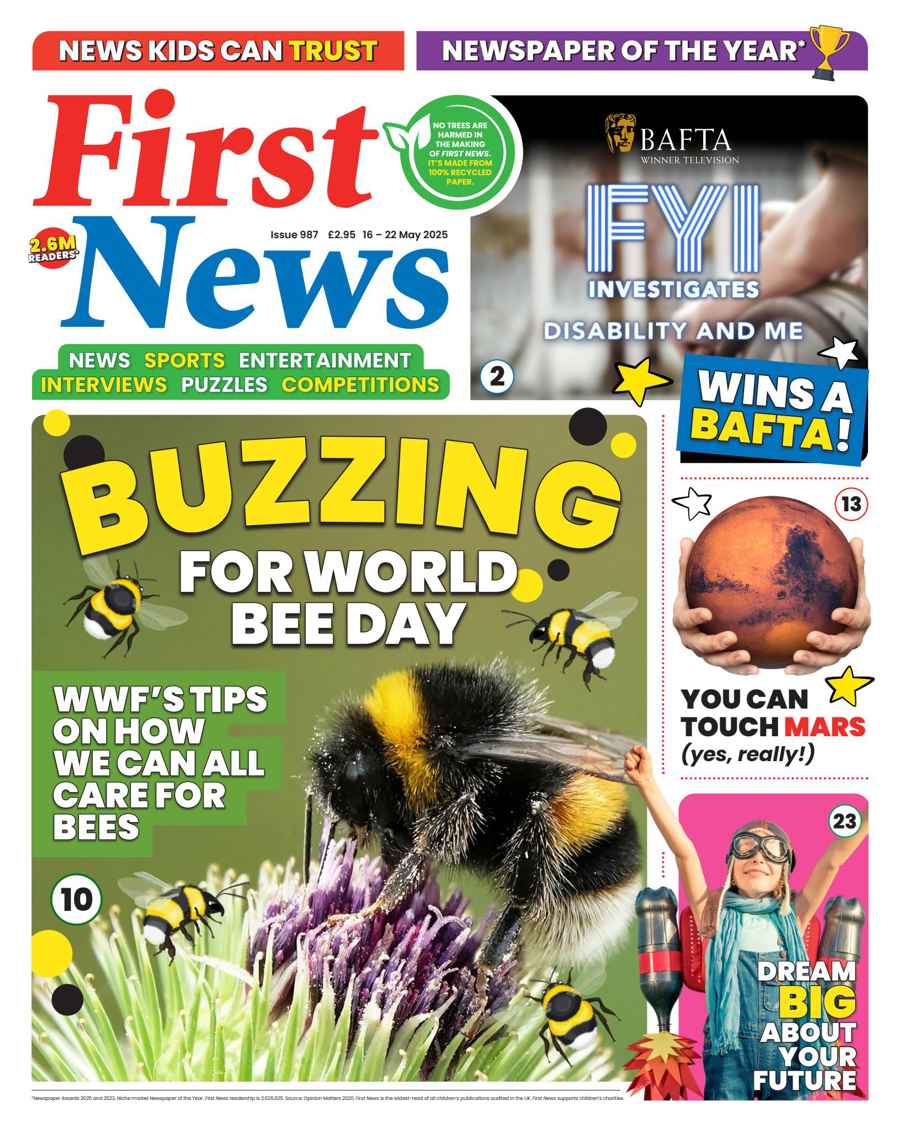FIRST NEWS