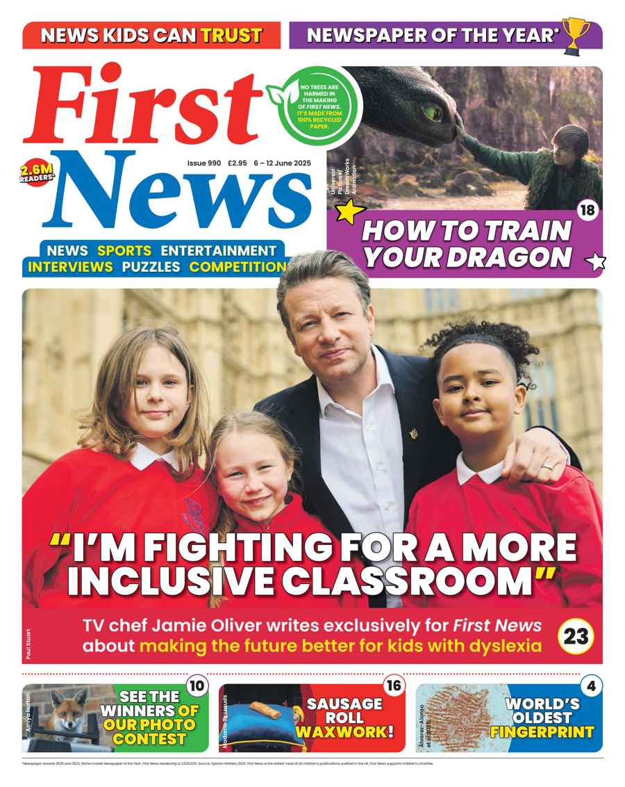 FIRST NEWS