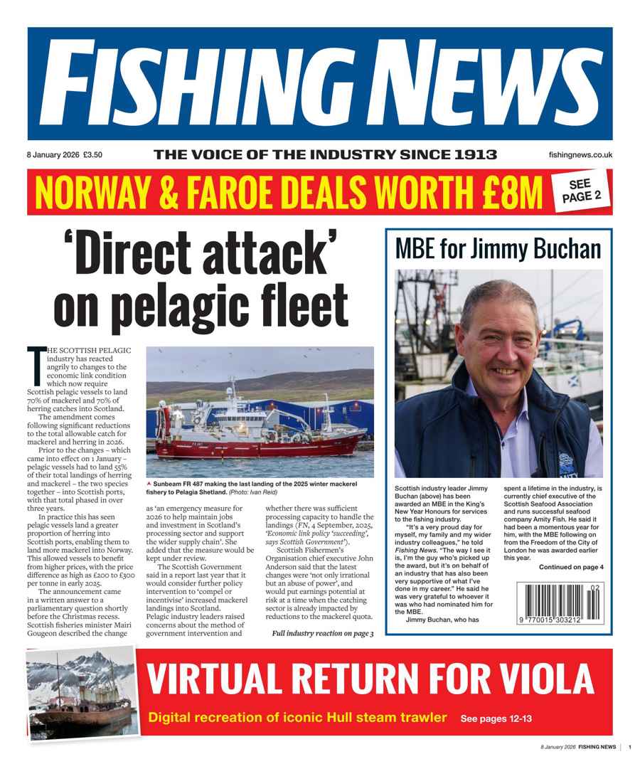 Fishing News issue 8th January 2026