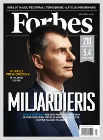 Forbes maijs '13 
                issue Forbes maijs '13