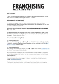 Important Notice 
                issue Important Notice