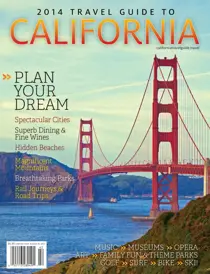 Travel Guide To California  2014 
                issue Travel Guide To California  2014