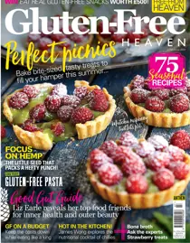 Gluten-Free Heaven June/July 2017 
                issue Gluten-Free Heaven June/July 2017