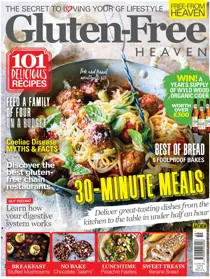 Gluten-Free Heaven June/July 2018 
                issue Gluten-Free Heaven June/July 2018