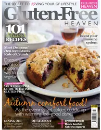 Gluten-Free Heaven October/November 2015 
                issue Gluten-Free Heaven October/November 2015