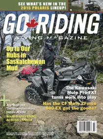 Go Riding ATVing Magazine Fall 2014