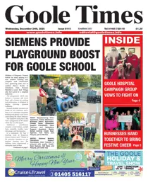 Goole Times 
                issue December 24th 2024
