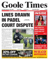 Goole Times 
                issue February 12th 2026