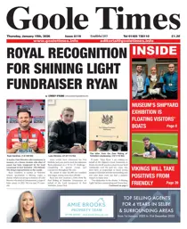 Goole Times 
                issue January 15th 2026