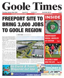 Goole Times 
                issue January 22nd 2026