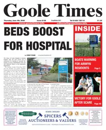 Goole Times 
                issue June 4th 2026