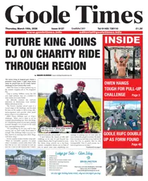 Goole Times 
                issue March 19th 2026