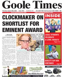 Thursday, August 25th 
                issue Thursday, August 25th