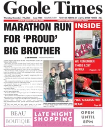 Thursday, November 17th 
                issue Thursday, November 17th