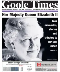 Thursday, September 15th 
                issue Thursday, September 15th