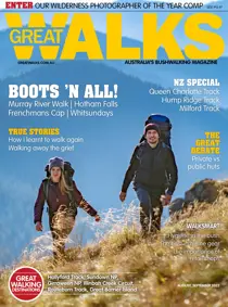 Great Walks August-September 2022 
                issue Great Walks August-September 2022