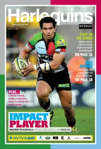 Harlequins v Newcastle Falcons 
                issue Harlequins v Newcastle Falcons