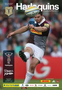 Harlequins V Sale Sharks 
                issue Harlequins V Sale Sharks