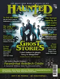 Haunted Magazine Issue 20 - Ghost Stories 
                issue Haunted Magazine Issue 20 - Ghost Stories