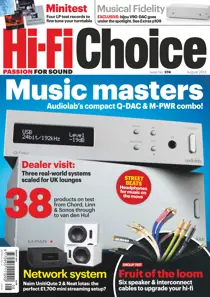 Hi-Fi Choice August 2013 
                issue Hi-Fi Choice August 2013