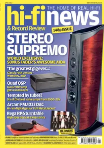 April 2012 
                issue April 2012