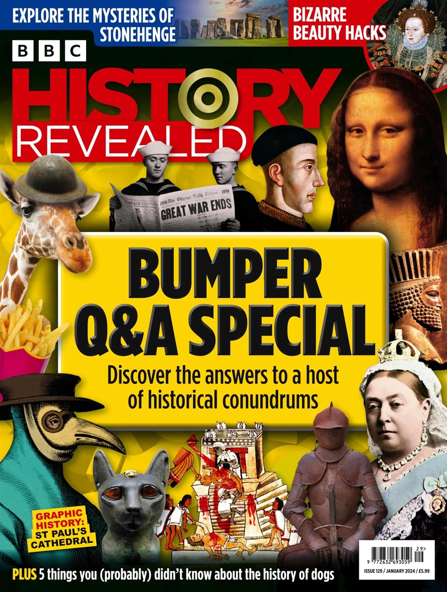 BBC History Revealed Magazine issue January 2024