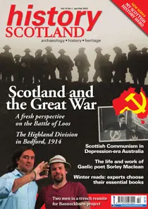 History Scotland Jan-Feb 2013 
                issue History Scotland Jan-Feb 2013