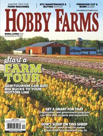 Hobby Farms Magazine Nov/Dec 23