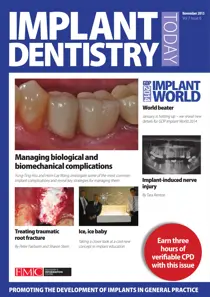 IDT – Implant Dentistry Today November 2013 Volume 7 Issue 6