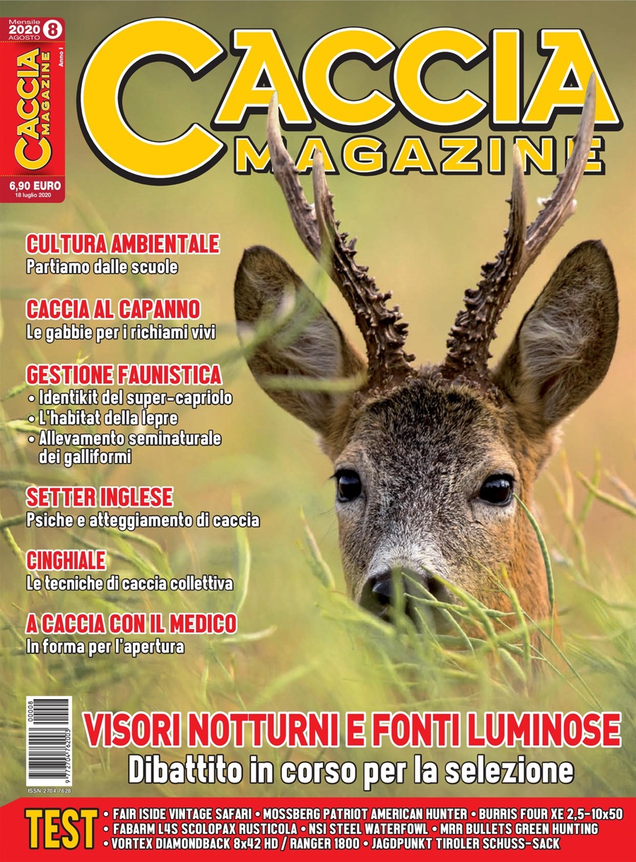 IL CINGHIALE CHE PASSIONE issue Caccia Magazine agosto 2020