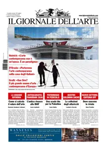 Il Giornale Dell’Arte 
                issue settembre