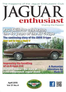 Vol.31 No.4 40 Years of the XJ Coupe 
                issue Vol.31 No.4 40 Years of the XJ Coupe