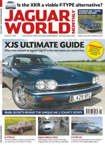 Jaguar world August 2013 
                issue Jaguar world August 2013