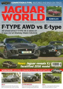 No.161 F-Type AWD vs VS E-Type 
                issue No.161 F-Type AWD vs VS E-Type