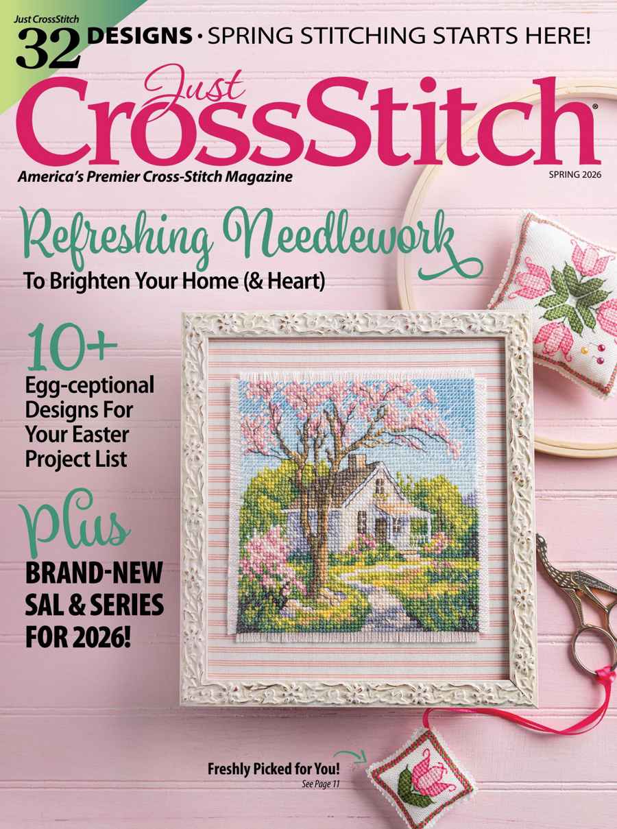 Just CrossStitch issue Spring 2026
