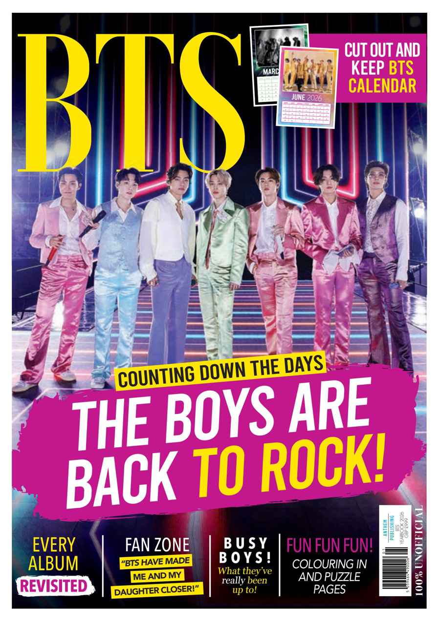 K-Pop Superstars issue BTS Yearbook 2026