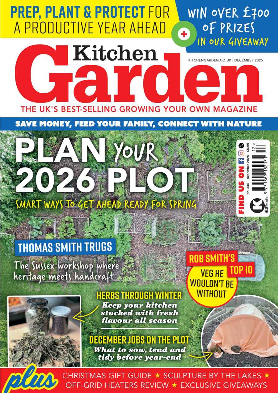 Kitchen Garden Magazine issue December 2025