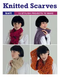 Knitting Knitted scarves (booklet)