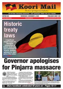 Koori Mail 
                issue November 5 2025