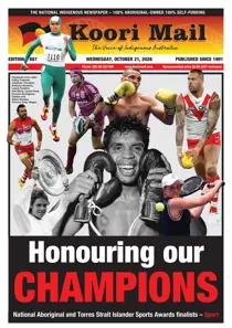 Koori Mail 
                issue October 21 2026